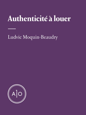 cover image of Authenticité à louer